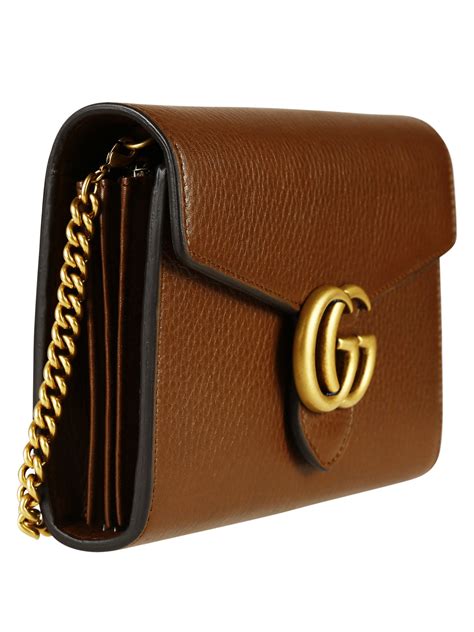 gucci marmont mini brown|gucci marmont mini bag wallet.